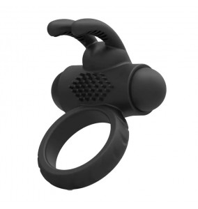 Geteen - Shared Pleasure Vibrating Cock Ring (Battery - Black)